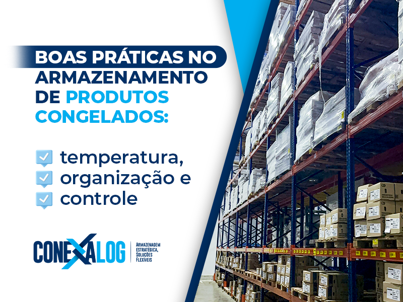 Boas práticas no armazenamento de produtos congelados: temperatura, organização e controle